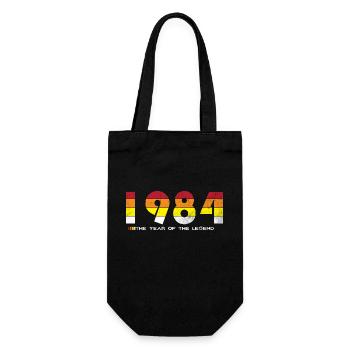 Millésime 1984 - L’année de la légende - Rétro 40 - Sac à bouteille - noir - Devant