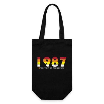 Millésime 1987 - L’année de la légende - Rétro 37 - Sac à bouteille - noir - Devant