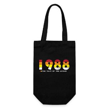 Millésime 1988 - L’année de la légende - Rétro 36 - Sac à bouteille - noir - Devant