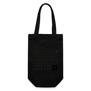 All Cats Black Pattern Houndstooth Style Eyes - Gift Bag for Bottles - black - Front