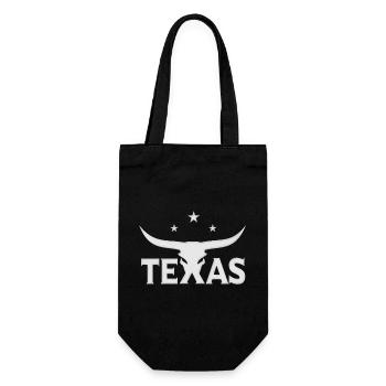 Texas, États-Unis, Amérique, Voyage, États-Unis, Symbole, Houston - Sac à bouteille - noir - Devant