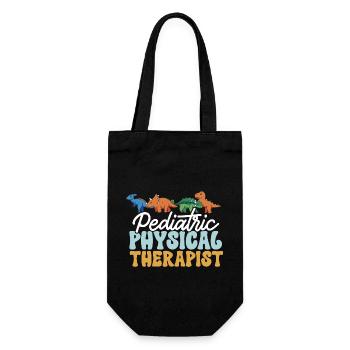 Physiotherapie Kinderphysiotherapeutin - Geschenkbeutel für Flaschen - Schwarz - Vorne