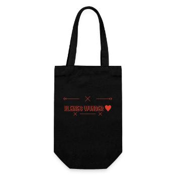 Baby Sayings Gift Idea - Gift Bag for Bottles - black - Front