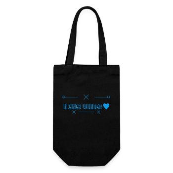 Baby Sayings - Gift Bag for Bottles - black - Front