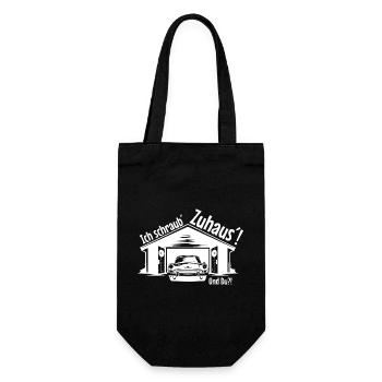 Oldtimer Mechanic Workshop Mechanics Garage Home - Gift Bag for Bottles - black - Front
