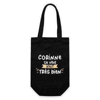 Corinne ça vous irait très bien - Sac à bouteille - noir - Devant