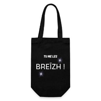 cadeau homme, humour Breton, t-shirt humoristique - Sac à bouteille - noir - Devant