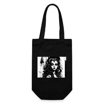 Alice #5 - Geschenkbeutel für Flaschen - Schwarz - Vorne