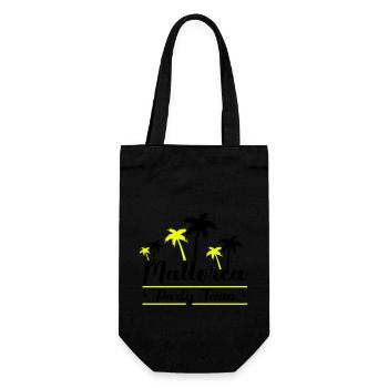 mallorca party team - Geschenkbeutel für Flaschen - Schwarz - Vorne