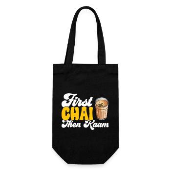Chai Tea Masala Chai - Gift Bag for Bottles - black - Front