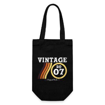 Limited Edition Retro Classic 17 Years Old - Gift Bag for Bottles - black - Front