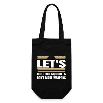 60s Funny Gift Cool Quote Funny Quote Peace Symbol - Gift Bag for Bottles - black - Front