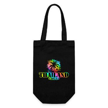 Thaïlande 2024 Vacances Coloré - Sac à bouteille - noir - Devant