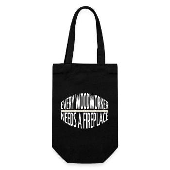 Chop bois bûcheron citation charpentier sexy T-shirts - Sac à bouteille - noir - Devant
