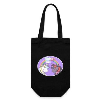 Unicorn Twins - Gift Bag for Bottles - black - Front