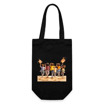 Hors de l’école, hors de la maison - Sac à bouteille - noir - Devant