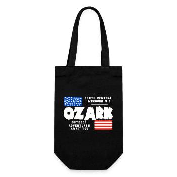 Missouri Ozark - Gift Bag for Bottles - black - Front