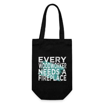 Funshirt Hommes A Charpentiers Prière T-shirts - Sac à bouteille - noir - Devant