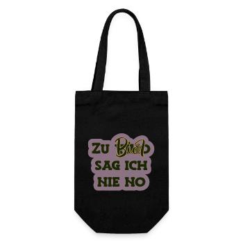 Je ne dis jamais non à la bière - Sac à bouteille - noir - Devant
