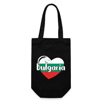 Bulgarien National Flagge Balkan Sofia Urlaub - Geschenkbeutel für Flaschen - Schwarz - Vorne