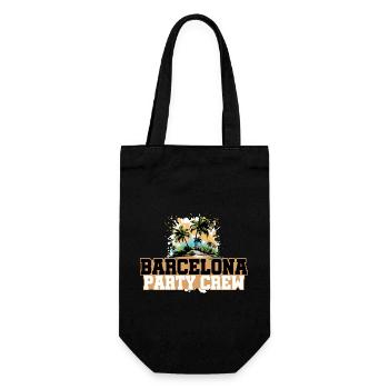 Vacances de l’équipage de fête à Barcelone - Sac à bouteille - noir - Devant