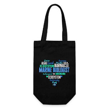 Marine Biology Ocean Marine Biologist - Gift Bag for Bottles - black - Front