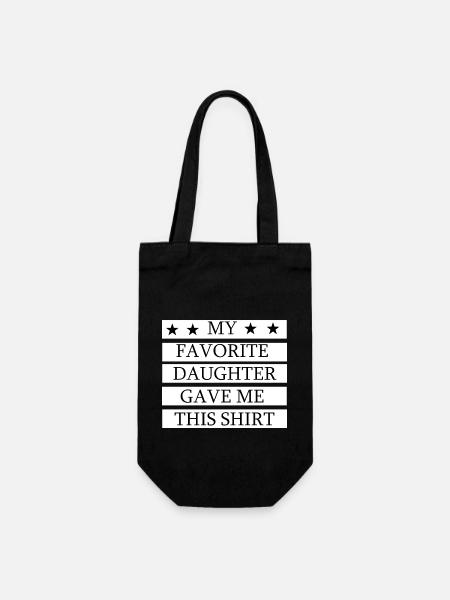 Ma fille préférée m’a offert cette chemise - Sac à bouteille - noir