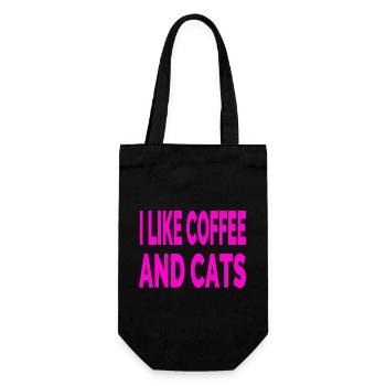 Feline - Gift Bag for Bottles - black - Front