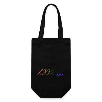 100% me - Sac à bouteille - noir - Devant