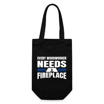 bingo hall tshirts fun carpenter jokes tshirts - Geschenkbeutel für Flaschen - Schwarz - Vorne