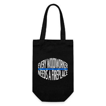 Lets Play Carpenter Tshirts Arboriculture - Gift Bag for Bottles - black - Front