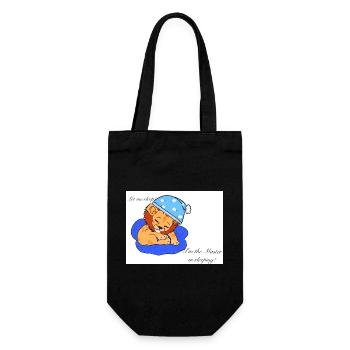 Sleeping Lion - Gift Bag for Bottles - black - Front