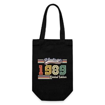 Cadeau D'anniversaire 1989 Génial Depuis 1989 vint - Sac à bouteille - noir - Devant