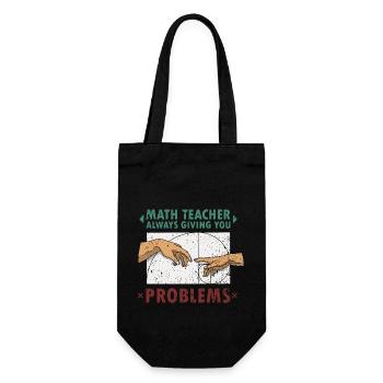 Fibonacci professeur de mathématiques création artistique - Sac à bouteille - noir - Devant