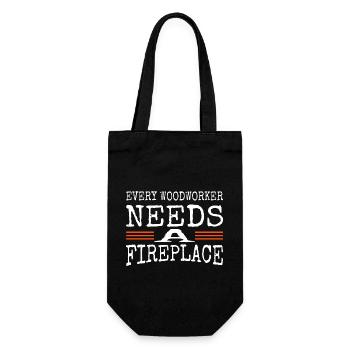 cool funny craftsmen design jackhammer sayings - Geschenkbeutel für Flaschen - Schwarz - Vorne