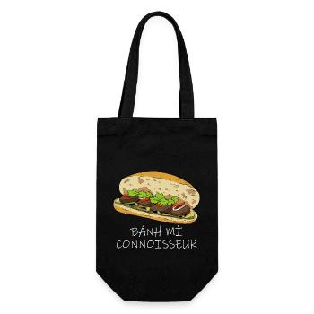 Vietnam Viet Banh Mi Brot Vietnamese I Geschenk - Geschenkbeutel für Flaschen - Schwarz - Vorne