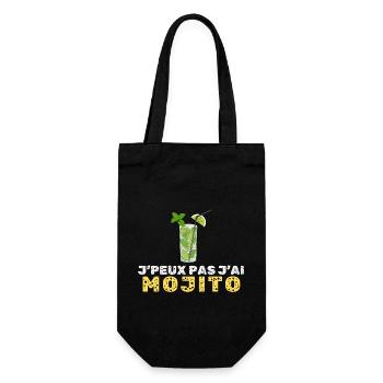 Je peux pas mojito - Sac à bouteille - noir - Devant