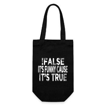 informatics nurse girl gift idea doctor - Gift Bag for Bottles - black - Front