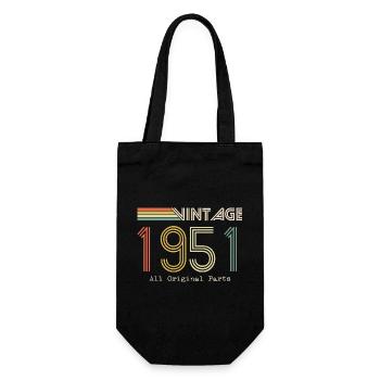 Épique et Légendaire né en 1951 : 73e anniversaire - Sac à bouteille - noir - Devant