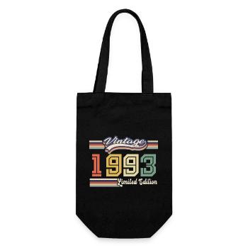 Cadeau D'anniversaire 1993 Génial Depuis 1993 vint - Sac à bouteille - noir - Devant