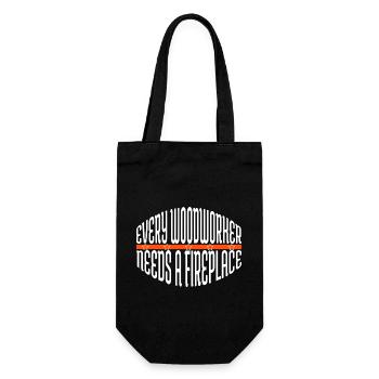 Anniversaire charpentier citations Tshirts - Sac à bouteille - noir - Devant