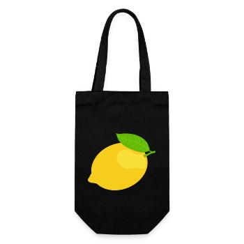 Citron - Sac à bouteille - noir - Devant