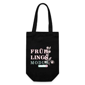 Printemps - Le printemps est là ! - Sac à bouteille - noir - Devant