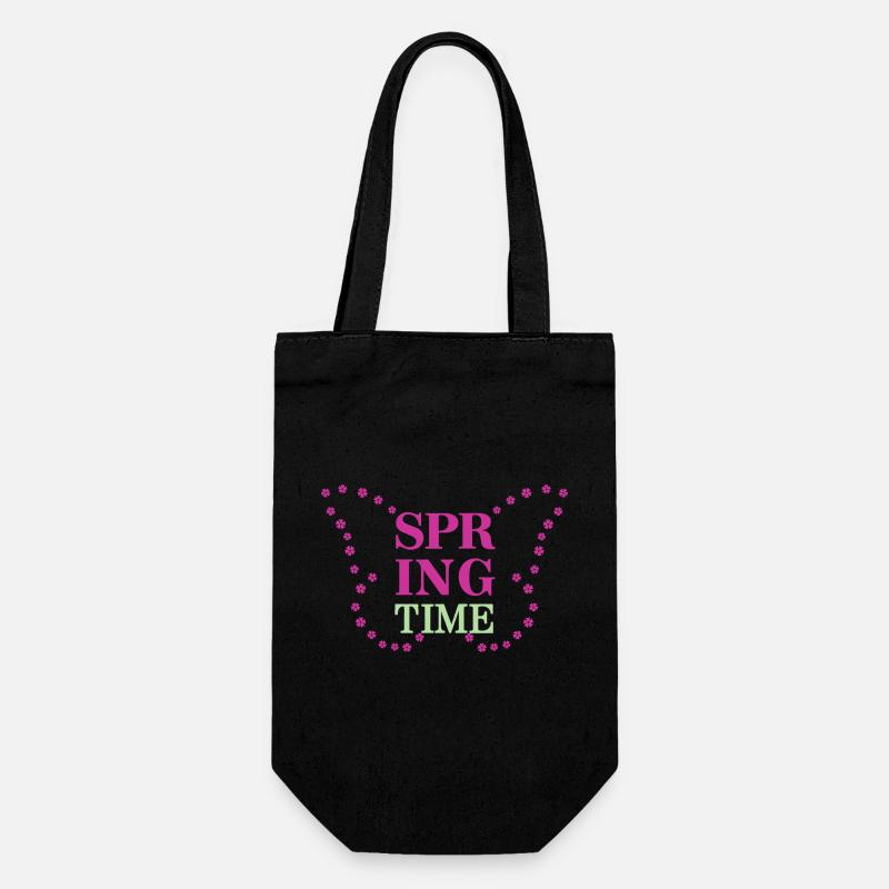 Printemps - Le printemps est là ! - Sac à bouteille - noir