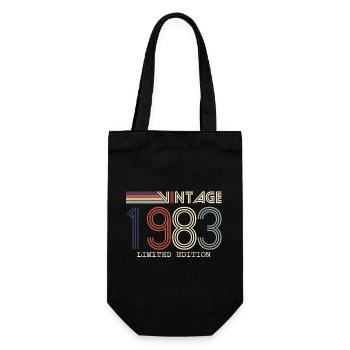 Vintage 1983 Cadeau Anniversaire - Millésime 1983 - Sac à bouteille - noir - Devant