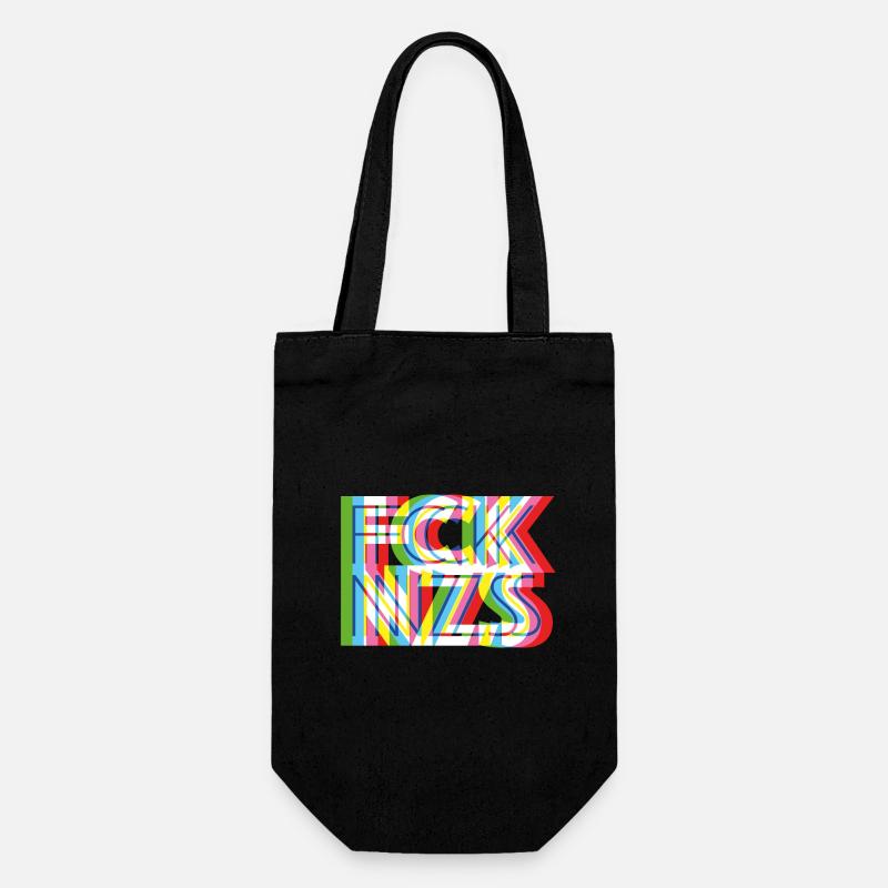 FCK NZS - Gift Bag for Bottles - black