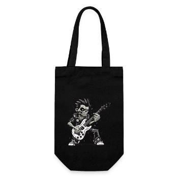 Horror Punk Zombie Guitarist - Gift Bag for Bottles - black - Front