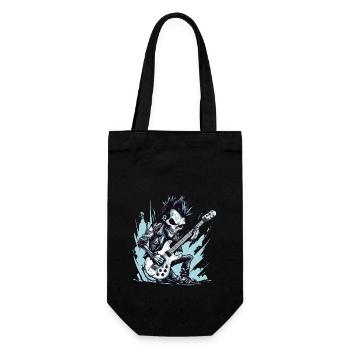 Horror Punk Zombie Guitarist - Gift Bag for Bottles - black - Front