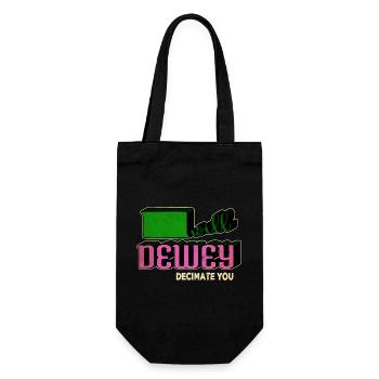 contemporary fiction funny sayings funny - Gift Bag for Bottles - black - Front