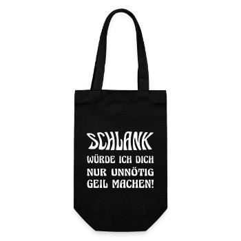 Slim ne ferait que m’exciter inutilement ! - Sac à bouteille - noir - Devant
